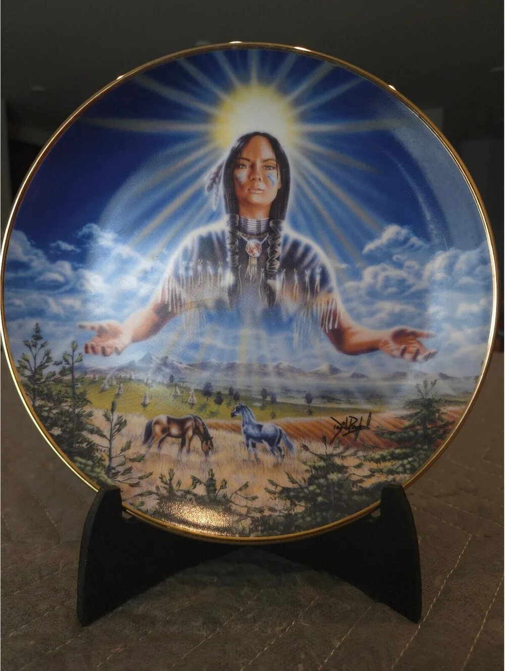 Royal Doulton Sun Maiden Limited Edition Fine Bone China Decorative Plate